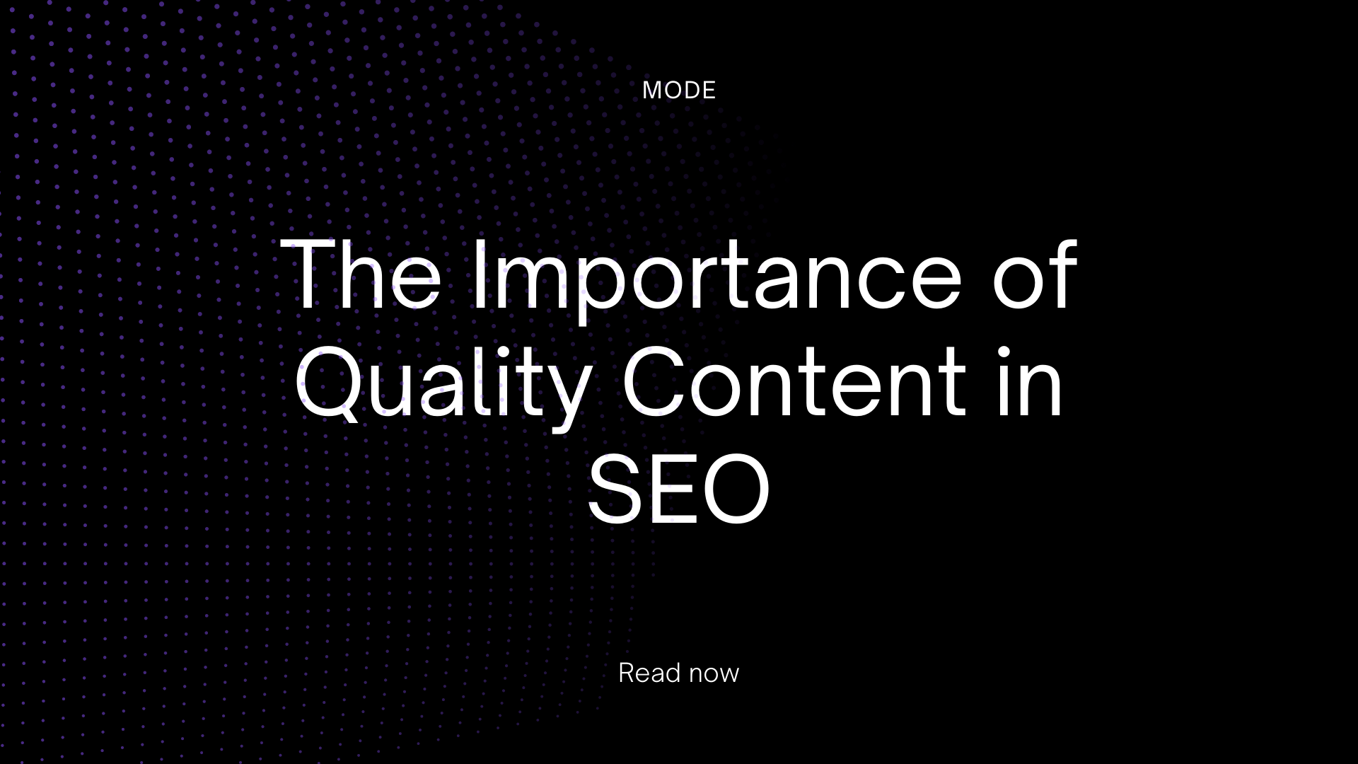 The Importance of Quality Content in SEO